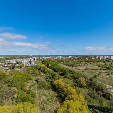 דירה Family & Business Sauna Baltic Horizon No 1 Premium - 3 Bedroom With Private Sauna, Jacuzzi, Rooftop Gym & Panoramic Terrace, Balcony, Underground Garage