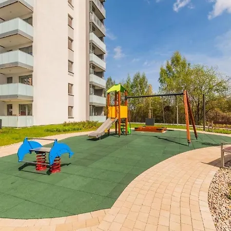 Apartamento Family & Business Sauna Baltic Horizon No 1 Premium - 3 Bedroom With Private Sauna, Jacuzzi, Rooftop Gym & Panoramic Terrace, Balcony, Underground Garage