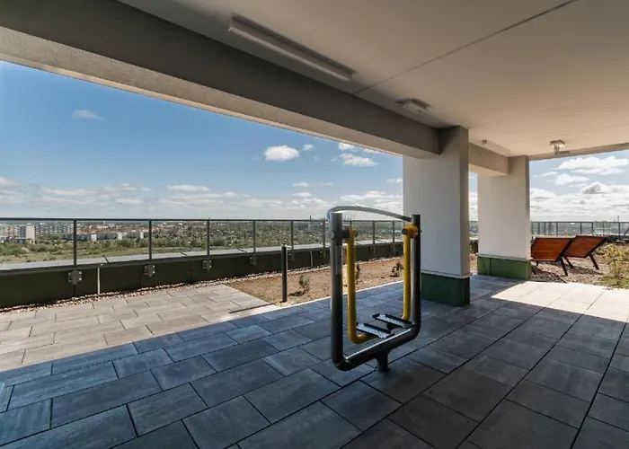 Family & Business Sauna Baltic Horizon No 1 Premium - 3 Bedroom With Private Sauna, Jacuzzi, Rooftop Gym & Panoramic Terrace, Balcony, Underground Garage Apartment *