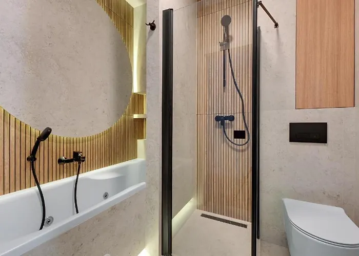 Lägenhet Family & Business Sauna Baltic Horizon No 1 Premium - 3 Bedroom With Private Sauna, Jacuzzi, Rooftop Gym & Panoramic Terrace, Balcony, Underground Garage *