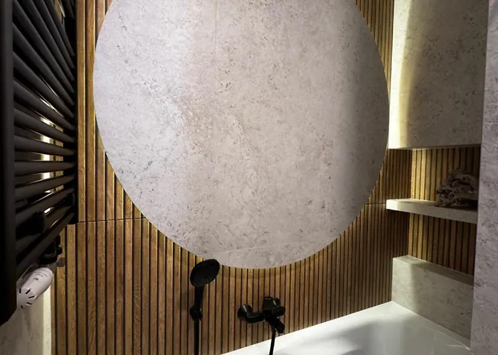 Family & Business Sauna Baltic Horizon No 1 Premium - 3 Bedroom With Private Sauna, Jacuzzi, Rooftop Gym & Panoramic Terrace, Balcony, Underground Garage アパート *