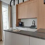 Family & Business Sauna Baltic Horizon No 1 Premium - 3 Bedroom With Private Sauna, Jacuzzi, Rooftop Gym & Panoramic Terrace, Balcony, Underground Garage 아파트 그단스크