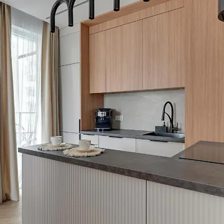 Family & Business Sauna Baltic Horizon No 1 Premium - 3 Bedroom With Private Sauna, Jacuzzi, Rooftop Gym & Panoramic Terrace, Balcony, Underground Garage Appartamento Danzica